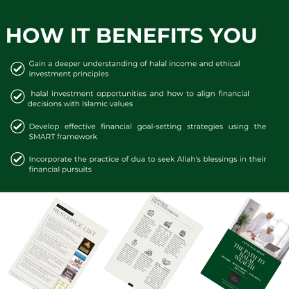 The Path to Halal Wealth Income, Investment, and Goal Setting